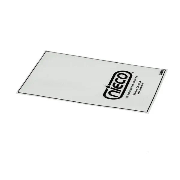 LABEL 1 BLET CONTROL BOX Replacement 22895 for Nieco