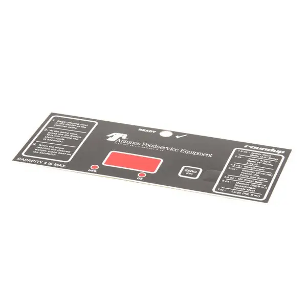 Overlay Front Panel Replacement 1001140 for AJ Antunes