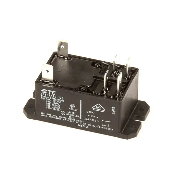 RELAY TE T92 120V COIL DPST Replacement 222724 for Duke