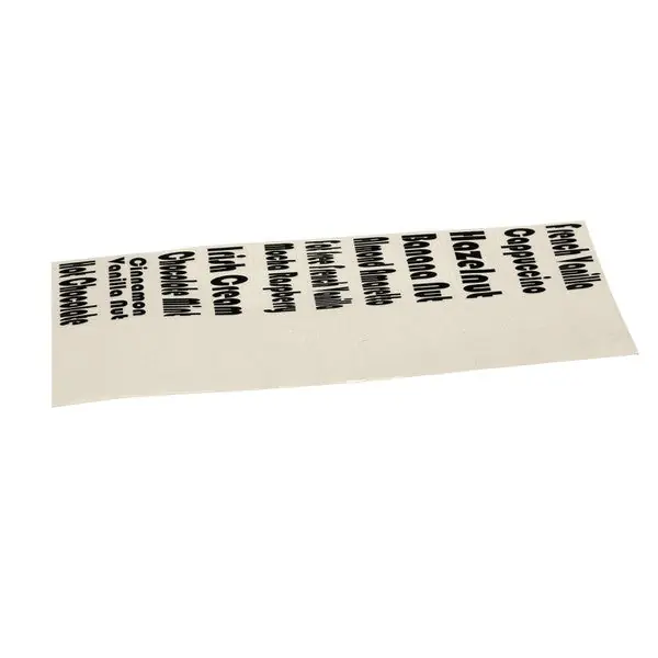 LABEL ASSORTED 11 WHITE 11 BLACK Replacement NB24AL for Grindmaster