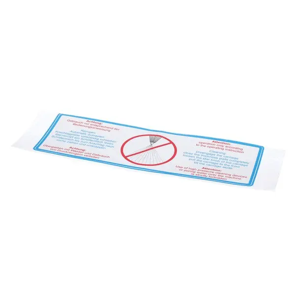 LABEL, BOARD, MAIN Replacement 63.007.90 for Jaccard