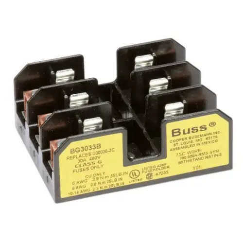 BLOCK FUSE 3 POLE 30 AMP Replacement 109180 for Cleveland