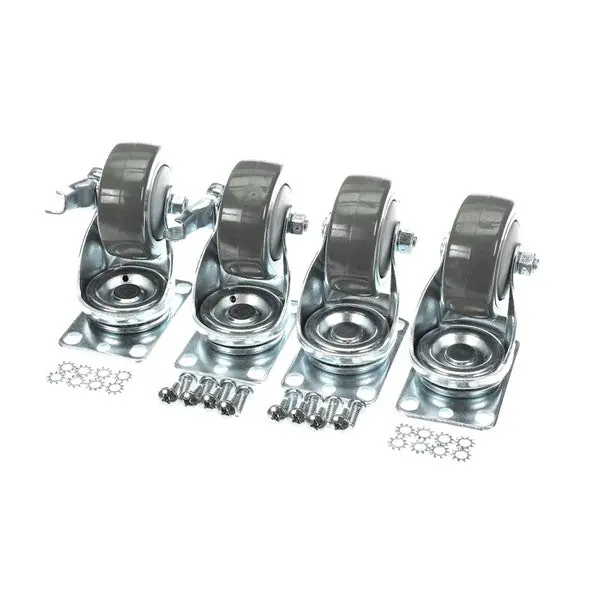 Caster Kit Power Set of 4 Replacement C-4X4-1/8 for Glastender