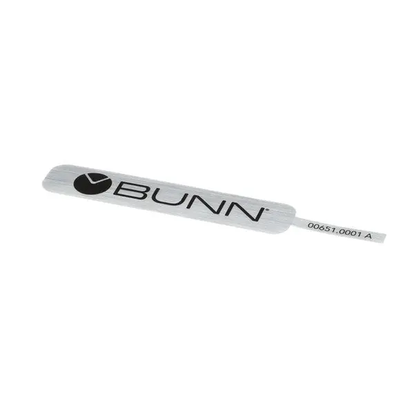 Decal for Bunn 00651.0001 Replacement