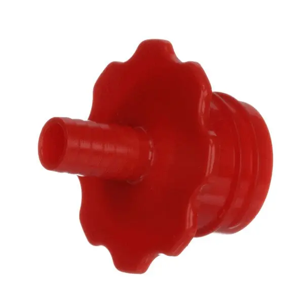 Coke Sanitizing Adapter Red PL Replacement 33084 for Lancer Juice Machines