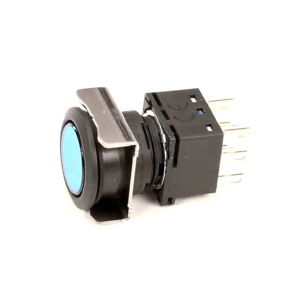 SWITCH MOMENTARY BLUE PUSHBUTTON 1 6MM DPDT Replacement 115617 for Champion