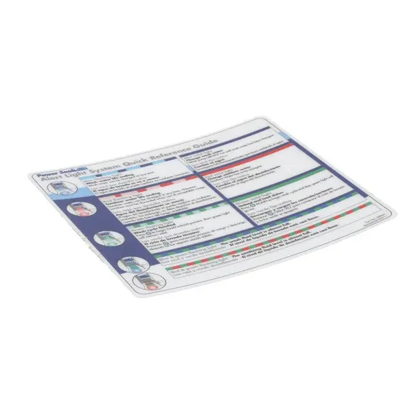 Decal Lights Job Aid Replacement 34804 for Power Soak Systems