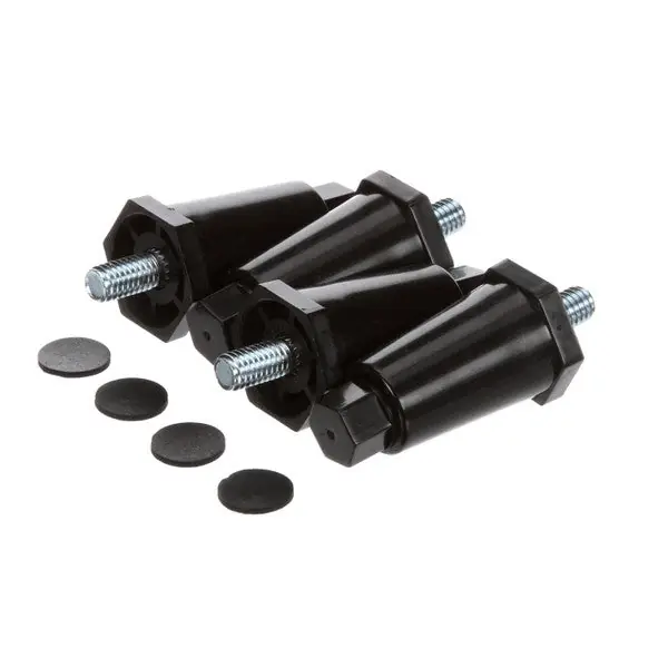KIT leg-2.50 adjustable black plastic replacement 13255.0006 for Bunn