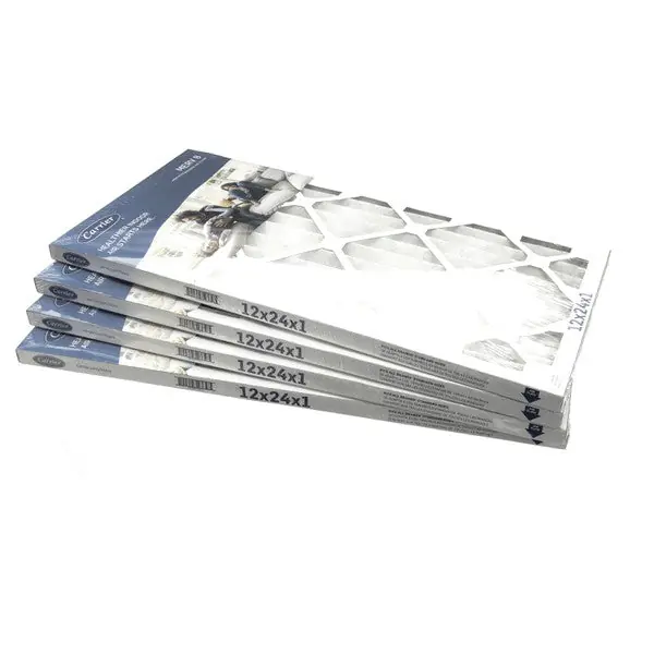 MERV 8 1 inch Filter Pack Replacement 12X24X1-M8-C-P4 for Carrier