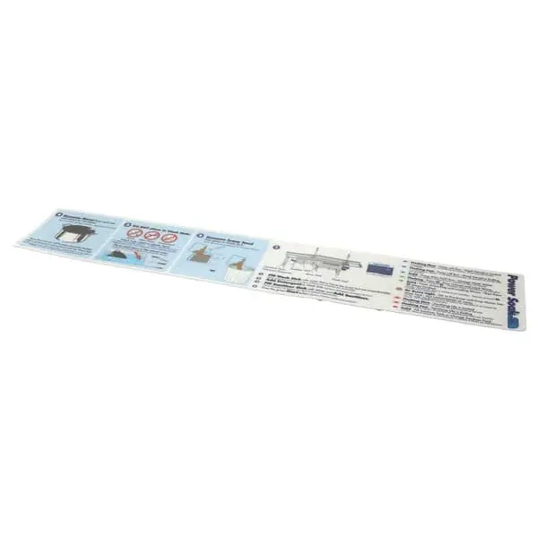 Decal Backsplash Steps 1-4 Replacement 33891 for Power Soak Systems