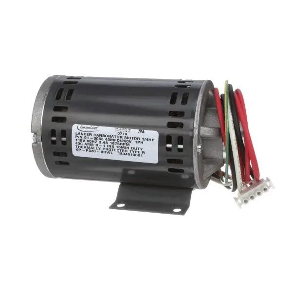 Motor AC PSC CS 40MFD Replacement 91-0063-SP for Lancer Juice Machines