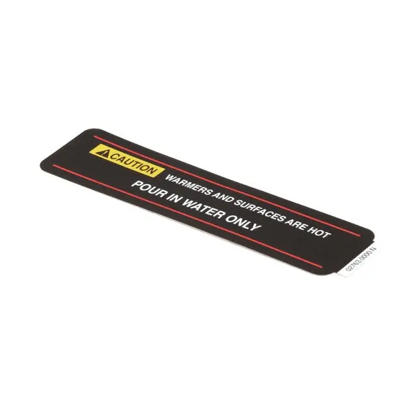Decal Caution Hot Surf Pour In Replacement 02763.0000 for Bunn