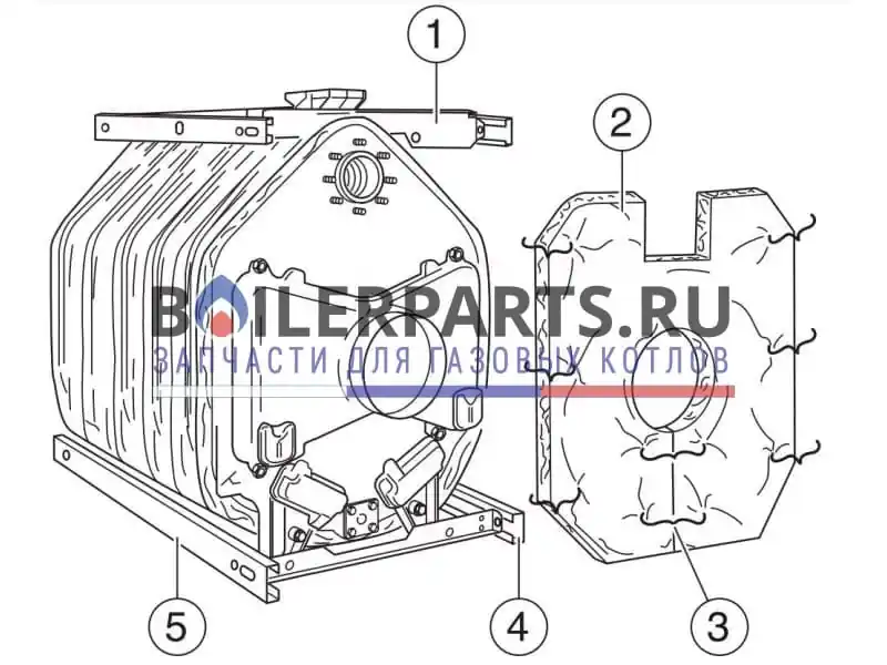 BOSCH 67902649 Thermal Insulation Rear Panel
