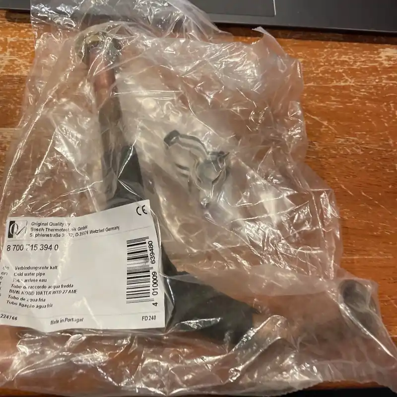 Bosch 87007153940 Cold Water Pipe PG28