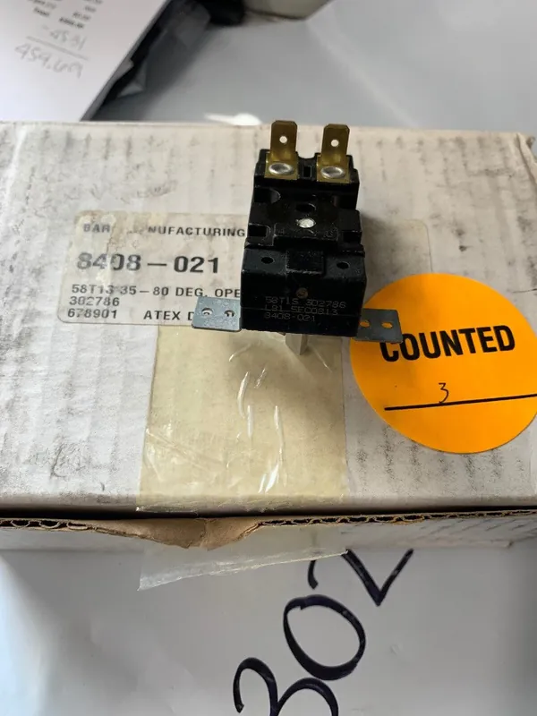 BARD 8408-021 58T1S 35-80 Deg. Open On Rise