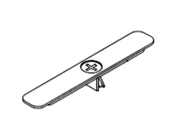 BOSCH 8718593263 Gitterbefestigung Mitte 22/33 RAL 9016 (10x)