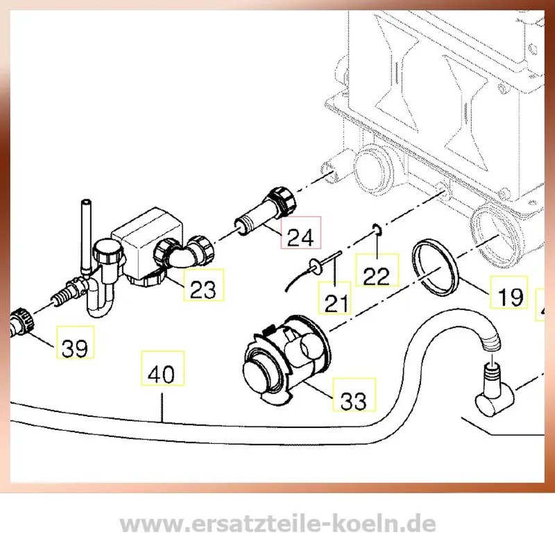 Bosch 8718585114 Siphon Set For Heating Units