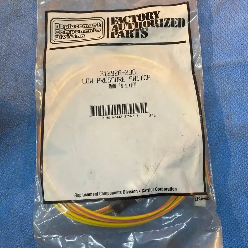 CARRIER 312926-238 Low Pressure Switch