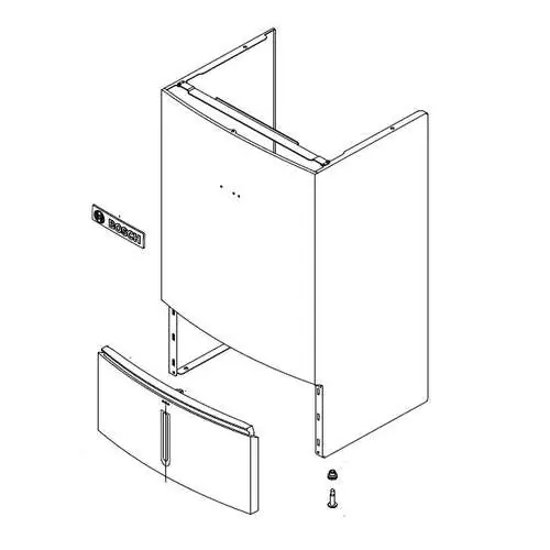 Bosch 87182228660 Mantel Gas Boiler Part
