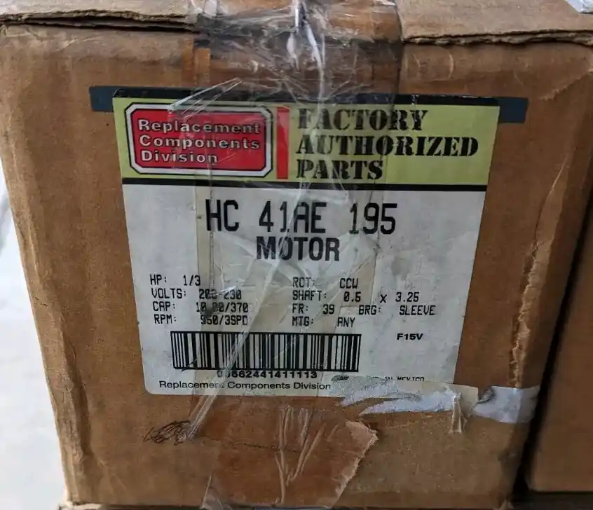 Carrier HC41AE195 Motor 1/3 HP