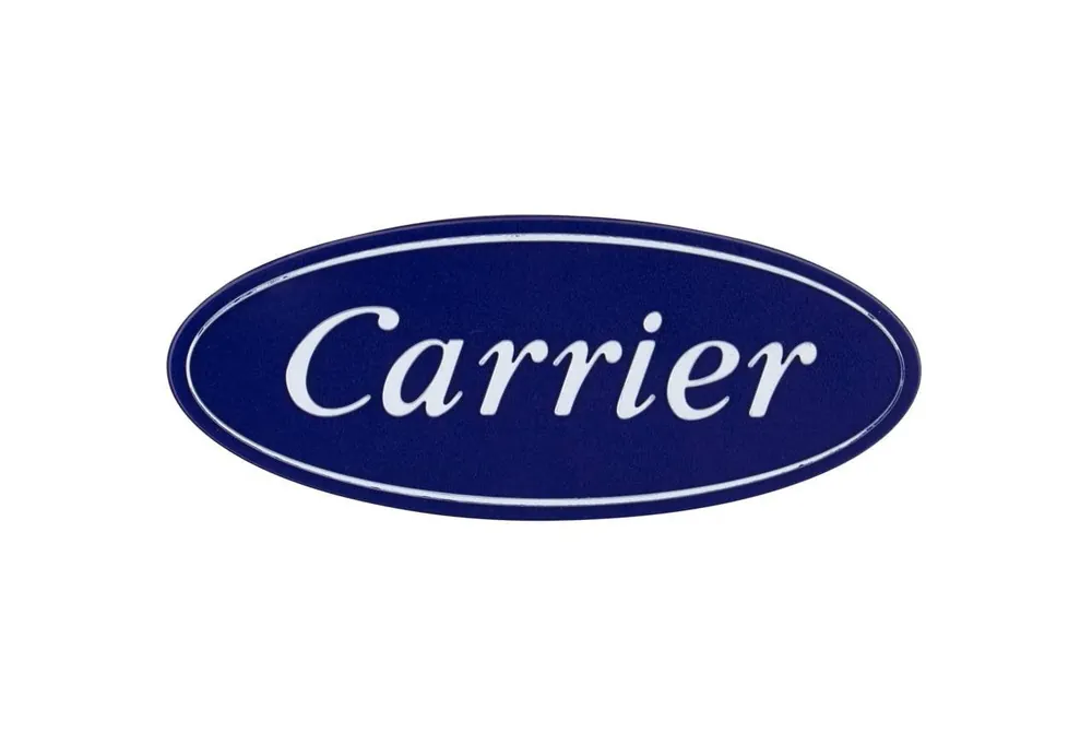 Carrier 330778-101 Nameplate