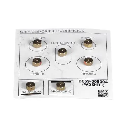 Samsung DG96-01113A Assembly Nozzle Kit nsg6dg8500mtaa lp Kit_5s