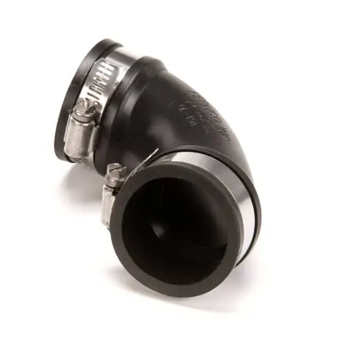 Salvajor 15X90QEL Elbow, Rubber 1 1/2 X 90