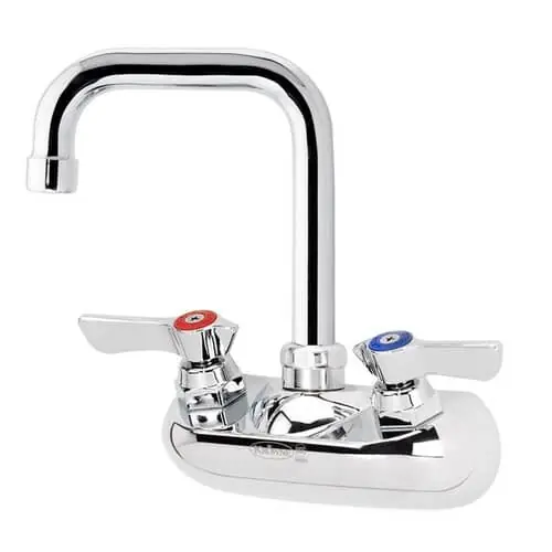 Krowne 10-435L Silver Series 4 Center Wall Mount Faucet