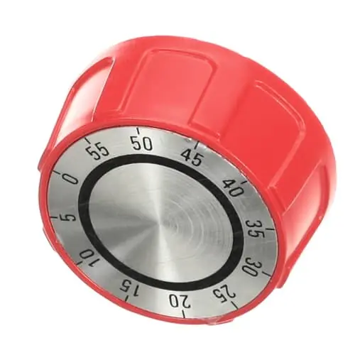 Lang SQ9-70701-09-2 Knob Assembly Man Timer Red
