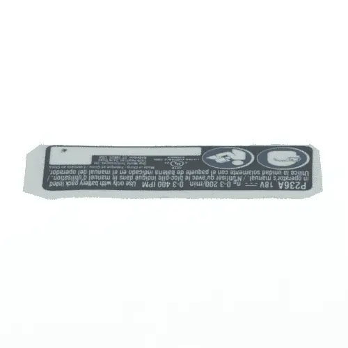 Ryobi 941121165 Label Data P236a