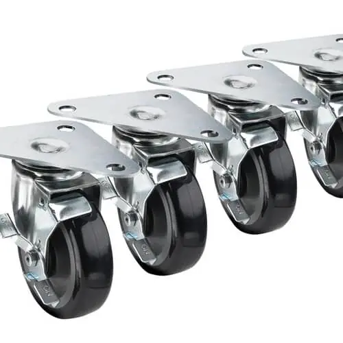 Krowne 28-161S Set Of Heavy Duty Triangle Plate Casters