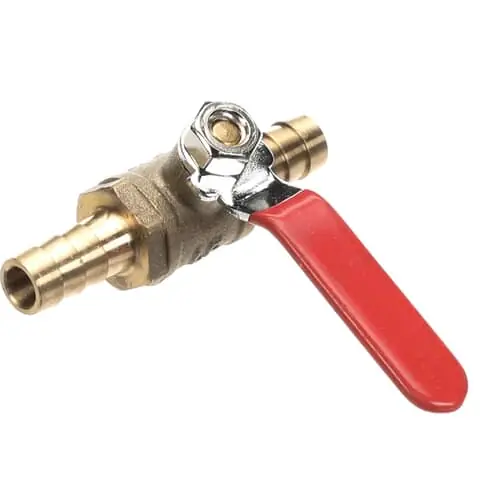 Lancer MTLB-6 Brass Ball Valve 3/8 Barb Low