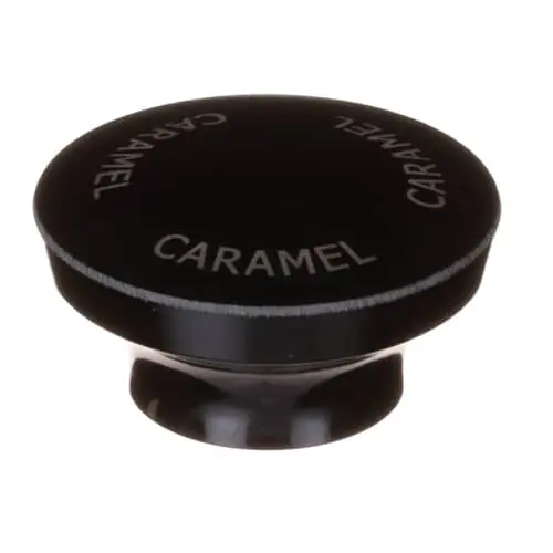 Server 82023-024 Black Knob, Engraved Caramel