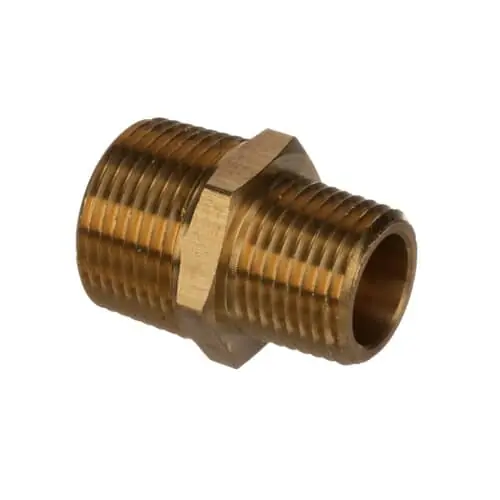 Lancer 112RJF Brass Hex Nipple 3/4 Mpt X 1/2 Replacement MPN