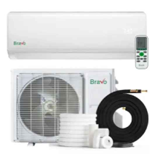 BRAVO ROMA BRV-R12LS-230VO + BRV-R12W-230VI SINGLE ZONE 12000 BTU/208-230V - R32