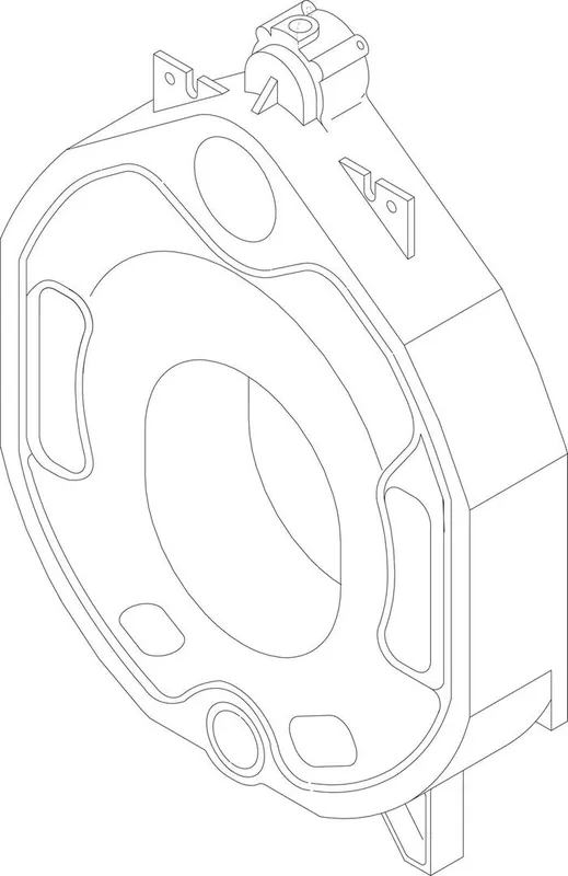 BOSCH 8738803551 Rear Section for GE315 Boilers