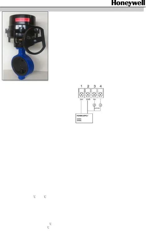 HONEYWELL 110184 Motorized Butterfly Valve