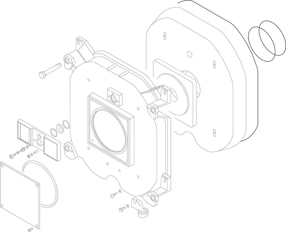 BOSCH 63015444 Door for Burner in GE515