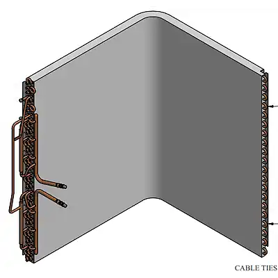 Trane COL15431 Condenser Coil Assembly