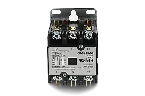 YORK 024-36143-000 24V 3-Pole 30A Contactor