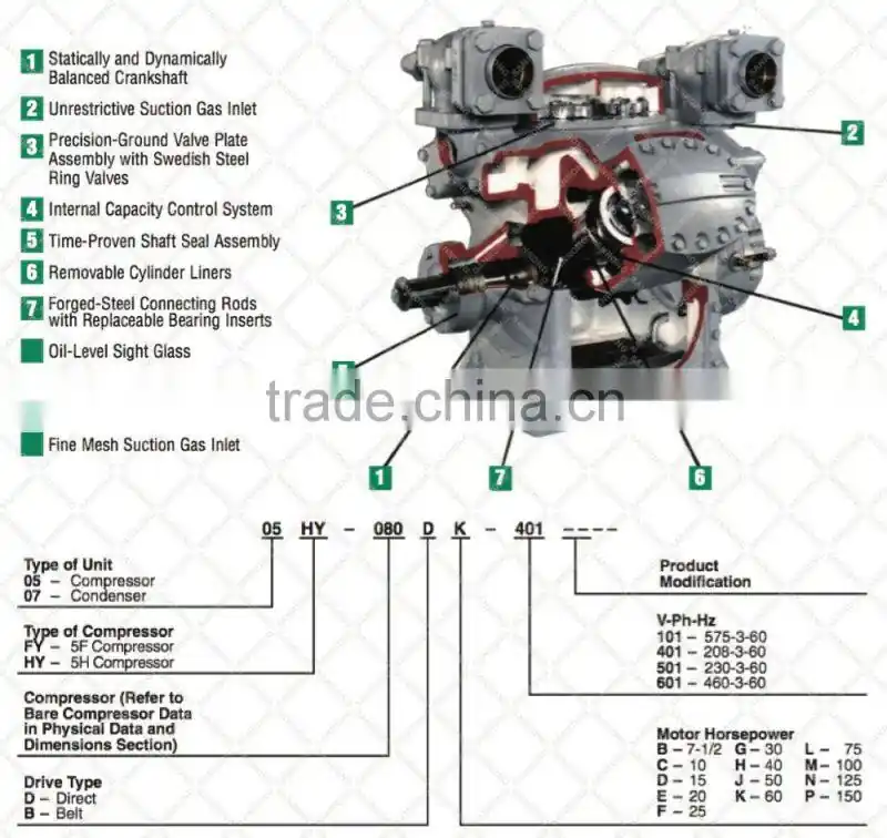 Carrier 5H80-507 Head Pkg Water Cooled Replacement Part