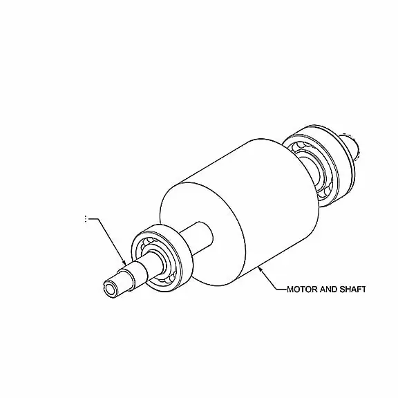 Trane ROR1677 Rotor Shaft Bearing