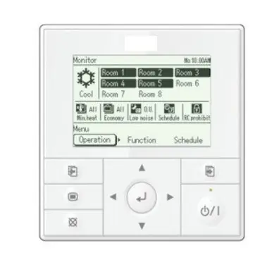 RHEEM RXDMMUM Multi-Zone Central Remote Controller