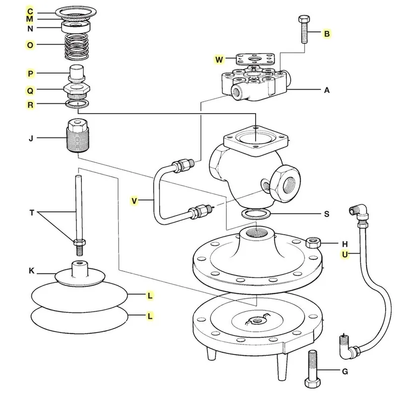 Spirax-Sarco 70873 Rebuild Kit 2 (25 Series Main Valve) Replacement MPN