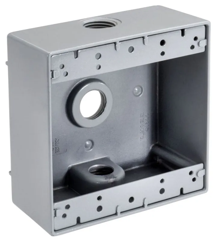 Topaz WB2350 1/2 3-Hole Weatherproof Gang Box