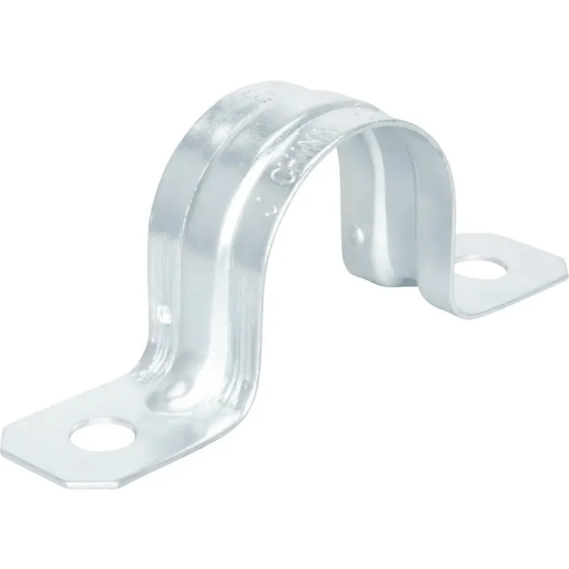 Topaz 522 3/4 EMT Strap, Snap-On Type, Two Hole, Steel