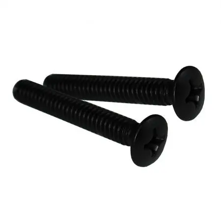 JONES STEPHENS T0521RB Oil Rubbed Bronze Overflow Plate Screws (1 Pair)