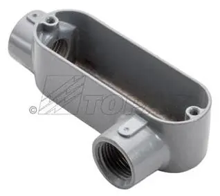 Topaz LL1 1/2 Aluminum RigidLL Conduit Body