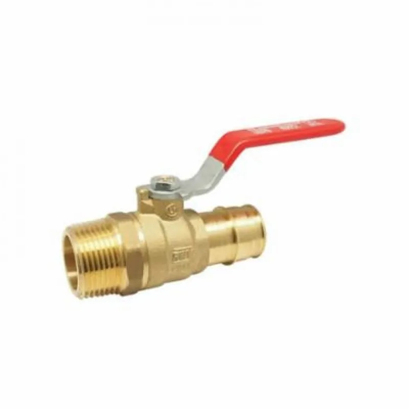 Red-White Valve 5018AB1 AB PEX F1960 X MNPT BALL VALVE