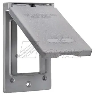 Topaz WCV1GFI Vertical 1 Gang GFCI Weatherproof